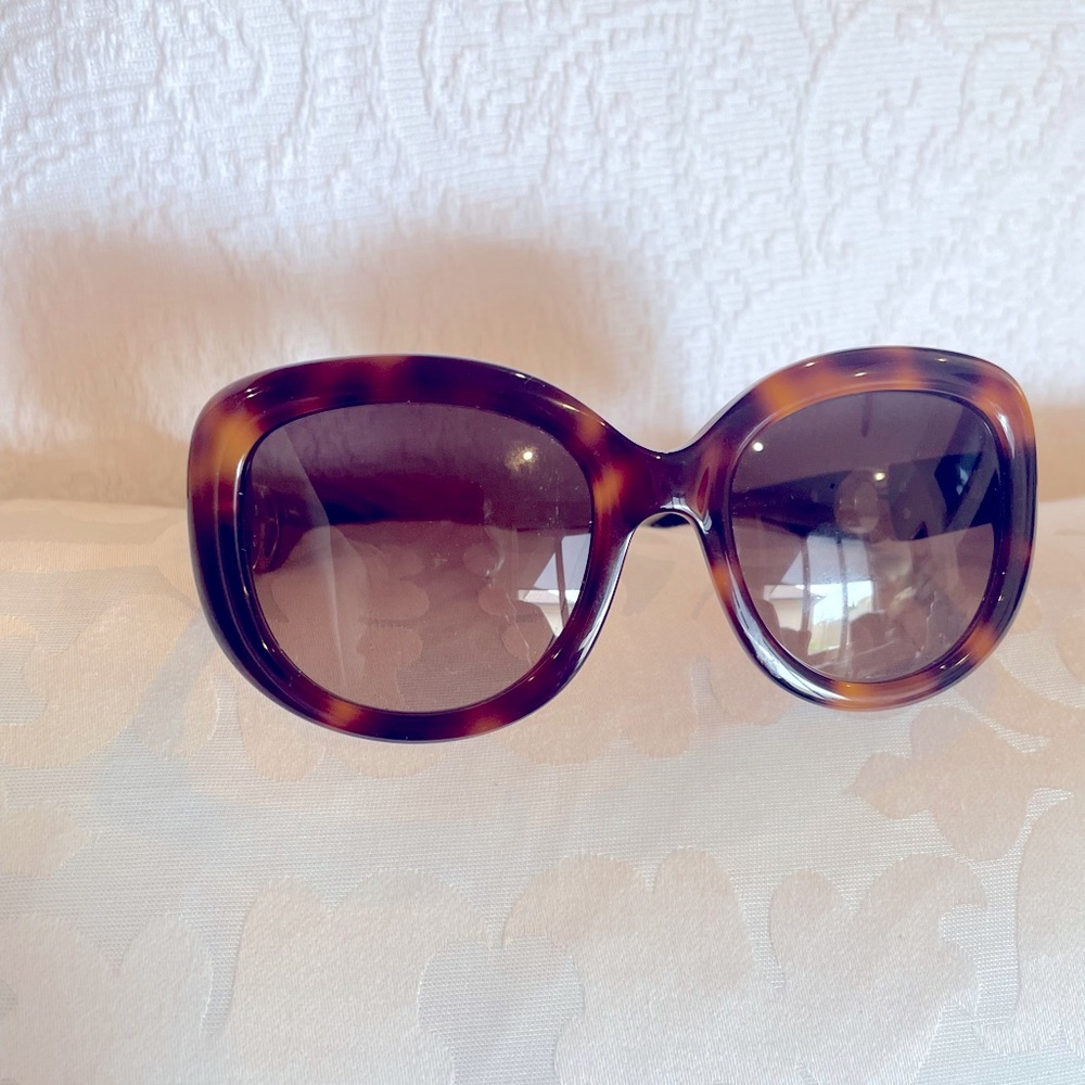 SALVATORE FERRAGAMO Tortoise Shell Sunglasses - Picture 1 of 15